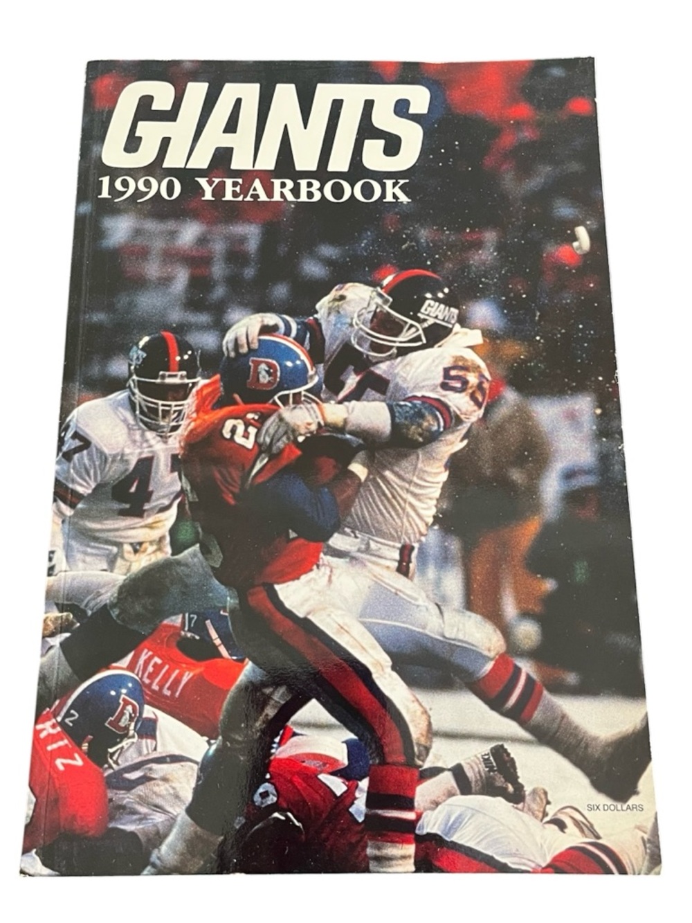 New York Giants 1990 Official Yearbook NFL Football Magazine